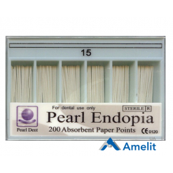 Штифти паперові 0.2 кон., №15 (Pearl Dent), 200 шт./пак.